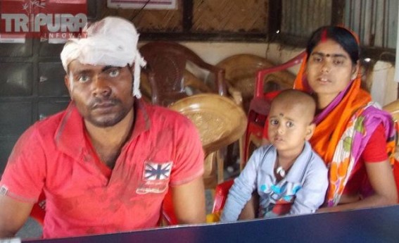 Kamalpur: CPI-M Upa-pradhan (Asstt. Village Headman) cheated a youth for Swabalmban loan, Bet the youth mercilessly Kamalpur: CPI-M Upa-pradhan (Asstt. Village Headman) cheated a youth for Swabalmban loan, Bet the youth mercilessly